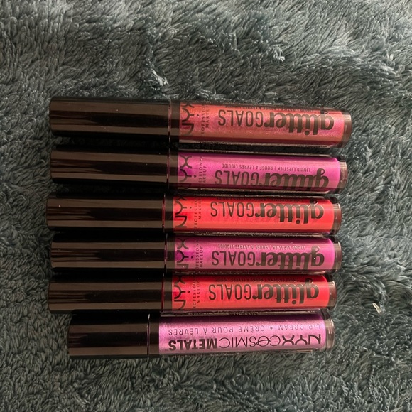 NYX glitter lipstick bundle not sealed - Picture 2 of 4